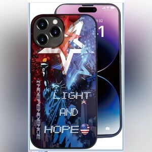 NWT Light and Hope Statue of Liberty Independence iPhone 14 Pro Max Phone Case
